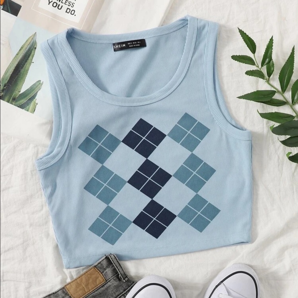 Blue Tank top